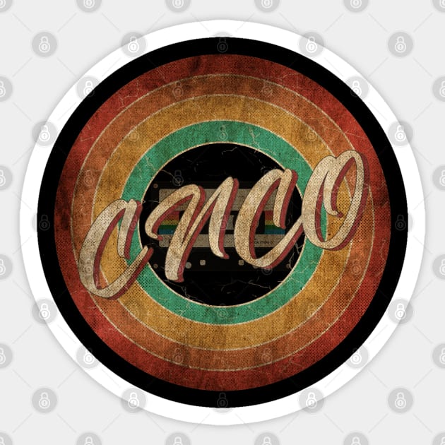 CNCO Vintage Circle Art Sticker by antongg